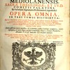 Opera omnia in tres tomos disributa