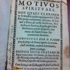 Motivos spirituaes, nos quaes claramen te se mostra quãto qualquersiel Christão pode contentar, honrar, & louuar a Deos, & nossa Senhora, & a todos os Santos, & quão grandes thesouros pode acquirir por meio do Santissimo Sacramento do altar. Despois deste tratado se segue outro muy util, breve, & claro da oração Mental