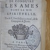 La maniere de conduire les ames dans la vie spirituelle