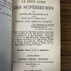 Le Petit Livre des Supérieures