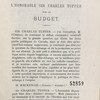 Compte-rendu sténographique du discours de l'Hon. Sir Charles Tupper, C. C. M. G., C. B. Ministre des Chemins de fer et Canaux