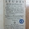 Traité des études monastiques, divisé en trois parties, avec une liste des difficultez, qui se rencontrent en chaque siécle dans la lecture des originaux ; & un catalogue de livres choisis pour composer une biblioteque ecclesiastique