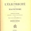 Notions générales sur l’électricité et le magnétisme : notes de cours rédigées à l’usage des étudiants