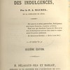 Le chrétien éclairé sur la nature et l’usage des indulgences