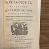 Pensées théologiques, relatives aux erreurs du tems