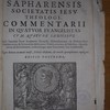 Joannis Maldonati... Commentarii in quatuor evangelistas, cum quatuor indicibus : primo, locorum sacrae Scripturae ; secundo, hebraïsmorum et hebraïcarum, chaldaïcarum et syriacarum dictionum ; tertio, errorum et haeresum ; quarto, rerum et sententiarum, verborumque tum graecorum tum latinorum, nunc demum accurate revisi... Editio postrema