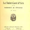 Le Saint Curé d’Ars et le sacrement de pénitence