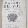 La vie de Madame Helyot