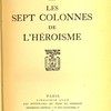 Les sept colonnes de l’héroïsme