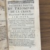 Le Triomphe de la Croix, contenant les trois etats de la perfection chrétienne, en vers