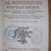 Oeuvres de Monsieur de Montesquieu