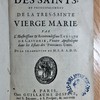 Du culte des saints, et principalement de la Très-Sainte Vierge Marie
