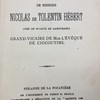 Noces d'or de messire Nicolas de Tolentin Hébert