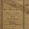 Les fiancés de 1812. Essai de littérature canadienne