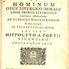De cultu Dei et hominum opus liturgico-morale