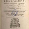 La morale du Nouveau Testament, partagée en réflexions chrétiennes pour chaque jour de l'année : à l'usage des séminaires et des autres communautés régulières