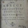 Appendix de diis et heroibus poeticis, ou, Abrégé de l'histoire poétique