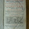 R. P. Joan Stephani Menochii doctoris theologi e societate Jesu, Commentarii totius S. Scripturae, ex optimis quibusque authoribus collecti