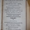 Lettres intéressantes du pape Clément XIV, (Ganganelli;)