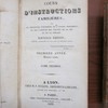 Cours d'instructions familières, sur les principaux évènemens de l'Ancien Testament et sur l'abrégé des vérités de la foi et de la morale