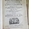 Bibliotheca scriptorum Ordinis Minorum S. Francisci Capucinorum...
