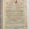 Romæ antiquæ notitia, or, the antiquities of Rome, in two parts. I. A short history of the rise, progress, and decay of the Commonwealth. II. A description of the city: an account of the religion, civil government, and art of war ; with the remarkable customs and ceremonies, publick and private ; with copper cuts of the principal buildings, &c. to which are prefixed two essays, concerning the Roman learning, and the Roman education