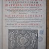 Guilielmi Cave, SS. Th. Pr. Canonici Windesor. Scriptorum ecclesiasticorum historia literaria, a Christo nato usque ad sæculum XIV. facili methodo digesta. Qua de vita illorum ac rebus gestis, de secta, dogmatibus, elogio, stylo; de scriptis genuinis, dubiis, suppositiis, ineditis, deperditis, fragmentis; deque variis operum editionibus perspicuè agitur. Accedunt scriptores gentiles Christianæ religionis oppugnatores; & cujusvis sæculi breviarium. Inseruntur suis locis veterum aliquot opuscula & fragmenta, tum Græca, tum Latina hactenus inedita. Præmissa denique prolegomena, quibus plurima ad antiquitatis ecclesiasticæ studium spectantia traduntur. Accedit ab alia manu appendix ab ineunte sæculo XIV. ad annum usque MDXVII. ab ipso autore correcta & aucta. Opus indicibus necessariis instructum.