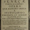 L. Annaei Senecae philosophi Opera, quae exstant omnia