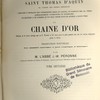 Explication suivie des quatre évangiles suivie de La chaîne d’or