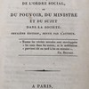 Oeuvres de M. de Bonald
