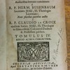 Theologia moralis antehac ex probatis auctoribus breviter concinnata à R.P. Herm. Busenbaum ...