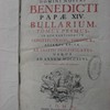 Sanctissimi Domini Nostri Benedicti Papae XIV, Bullarium