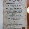 Histoire des différens peuples du monde, contenant les cérémonies religieuses et civiles, l'origine des religions, leurs sectes & superstitions, & les moeurs & usages de chaque nation