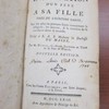 Instruction d'un père à sa fille : tirée de l'Écriture Sainte, sur les plus importans sujets concernant la religion, les moeurs & la manière de se conduire dans le monde