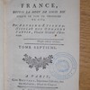 Histoire de France, depuis la mort de Louis XIV jusquà la paix de Versailles de 1783