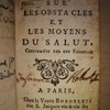 Réflexions sur les obstacles et les moyens du salut, Confirmées par des exemples