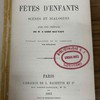 Les fêtes d'enfants : scènes et dialogues