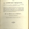 Principes de direction pour la communion fréquente
