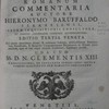 Ad Rituale romanum commentaria, cui praeter uberrimum rerum, & verborum indicem, absolutissimum romanorum pontificum, & sacrarum congregationum decretorum ad rituale pertinentium, quae ad haec usque tempora prodierunt, catalogus accedit