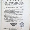 Tables astronomiques