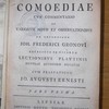 M. AccI Plauti quae supersunt Comoediae