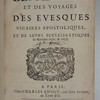Relation des missions et des voyages des évesques vicaires apostoliques, et de leurs ecclesiastiques és années 1676 & 1677