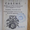 Sermons pour le Carême