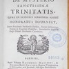 Praelectiones theologicae de mysterio Sanctissimae Trinitatis