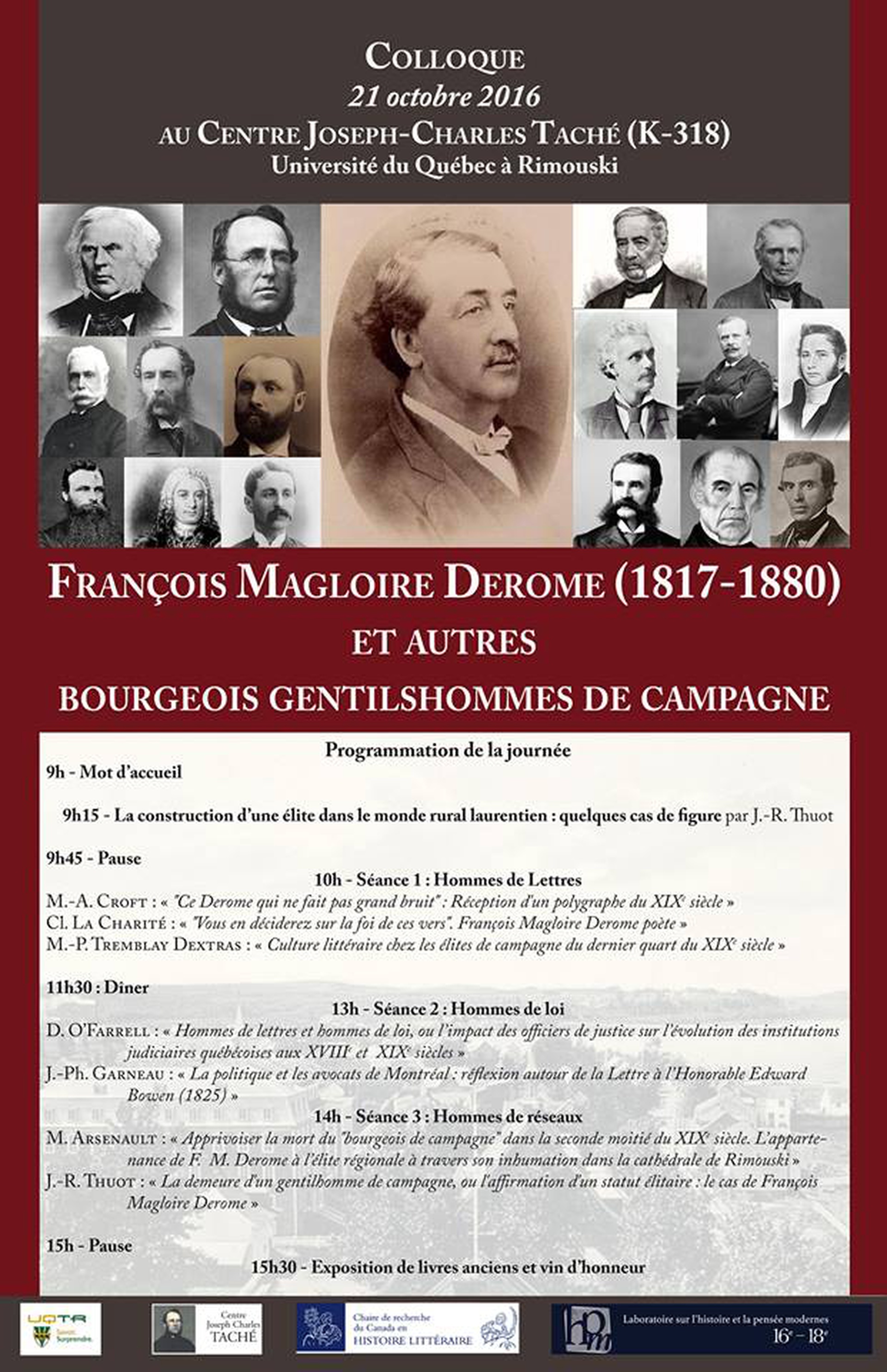 François-Magloire Derome (1817-1880) et autres bourgeois gentilshommes de campagne
