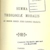 Summa theologiae moralis : ad modum codicis juris canonici exarata