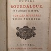 Sermons du Père Bourdalouë, de la Compagnie de Jésus, sur les mystères