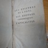 [Tome 2 : Les Epistres de S. Paul. Les Epistres canoniques. L'Apocalypse]