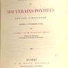 La primauté et l’infaillibilité des souverains pontifes, leçons d’histoire données à l’Université Laval