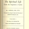 The three stages of The Spiritual Life Under the Inspiration of Jesus